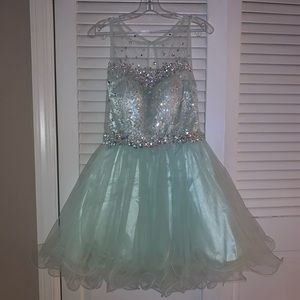 Teal Semi Formal Dress